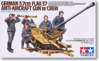 Tamiya 35302 1/35 German 3.7cm FLAK 37 Anti-Aircraft Gun w/Crew