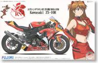 Fujimi 14141 1/12 Mô Hình Xe Moto Years TRICK ☆ STAR / Kawasaki ZX-10R 2010 Evangelion Unit 02 RT