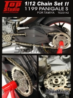 Top Studio TD23142 1/12 Sên kim loại dành cho Tamiya 14129 - 14132 Ducati 1199