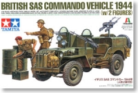 Tamiya 25152  1/35 British SAS Commando Vehicle 1944 (w/2 Figures)