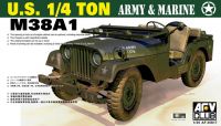 AFV Club 35s17 1/35 Mô Hình Xe Jeep M38A1 1/4T 4x4 UTILITY TRUCK