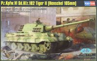 Hobbyboss 84559 1/35 Mô Hình Xe Tăng Pz.Kpfw.VI Sd.Kfz 182 Tiger II (Henshel 105mm)