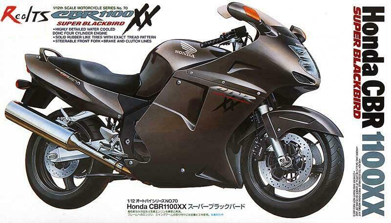 Tamiya 14070 Mô Hình Xe Moto 1/12 Honda CBR1100XX Super Blackbird