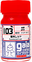 103 fluorescent red