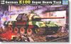 Trumpeter 00384 1/35 Mô Hình Xe Tăng German E 100 Super Heavy Tank - anh 1