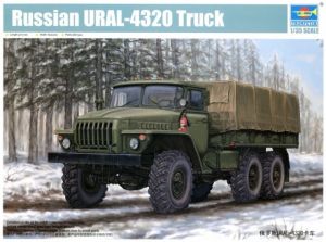 Trumpeter 01012 1/35 Mô Hình Xe Tải Quân Sự Russian URAL-4320 Truck