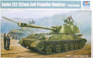 Trumpeter 05543 1/35 Mô Hình Pháo Tự Hành Soviet 2S3 152mm Self-Propeller Howitzer - Early Version
