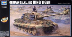 (Hàng sắp về) Trumpeter 00910 1/16 Mô Hình Xe Tăng German Kingtiger 2in1 (Henschel Turret