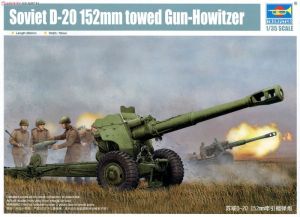 Trumpeter 02333 1/35 Mô Hình Pháo Soviet D-20 152mm towed Gun-Howitzer