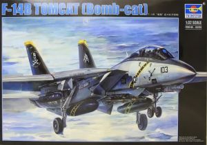 Trumpeter 03202 1/32 Mô Hình Máy Bay F-14B Tomcat