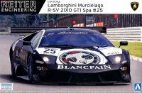 Aoshima 00717 1/24 Mô Hình Xe Oto Lamborghini Murcielago R-SV 2010 GT1 Spa #25