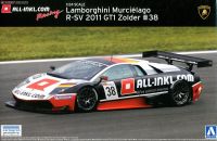 Aoshima 00718 1/24 Mô Hình Xe Oto Lamborghini Murcielago R-SV 2011 GT1 Zolder #38