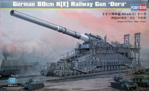 Hobbyboss 82911 1/72 Mô Hình Pháo Tự Hành Đường Sắt German 80cmK(E) Railway Siege Guns Dora