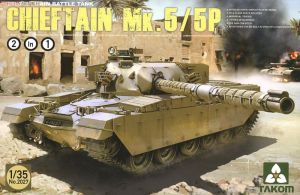 Takom 2027 1/35 Mô Hình Xe Tăng British Main Battle Tank Chieftain Mk.5/P [2 in 1 Kit]