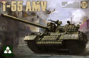 Takom 2042 1/35 Mô Hình Xe Tăng T-55 AMV Russian Medium Tank