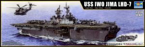 (HÀNG SẮP VỀ) Trumpeter 05615 1/350 Mô Hình Tàu Sân Bay Đổ Bộ U.S. Navy Aircraft Amphibious Assault Ship LHD-7 Iwo Jima