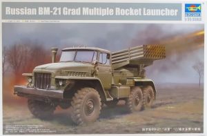 Trumpeter 01028 1/35 Mô Hình Pháo Phản Lực Soviet BM-21 Grad `Ural-375D`
