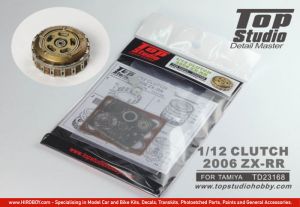 Top Studio TD23168 Nồi khô dành cho Tamiya 14109 1/12 Kawasaki ZX-RR