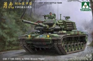 Takom 2091 1/35 Mô Hình Xe Tăng Republic of China Army CM11 (M48H) Brave Tiger w/ERA