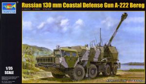 Trumpeter 01036 1/35 Mô Hình Pháo Tự Hành Russia A-222 130 mm Coastal Defense Gun `Bereg`