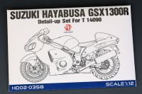 Hobby Design HD02-0358 Gói nâng cấp P.E kim loại dành cho Tamiya 14090 1/12 Suzuki Hayabusa GSX 1300R