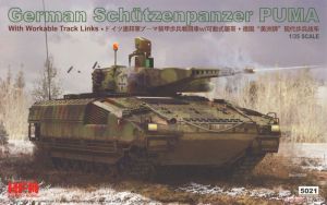Rye Field Model 5021 1/35 Mô Hình Xe Bọc Thép Chiến Đấu German Schutzenpanzer PUMA with Workable Track Links
