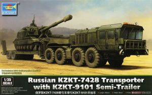 Trumpeter 01039 1/35 Mô Hình Xe Đầu Kéo Soviet Army Tractor KZKT-7428