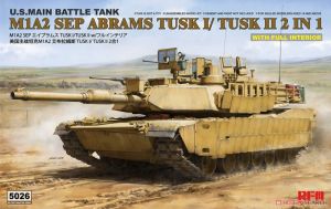 Rye Field Model 5026 1/35 Mô Hình Xe Tăng M1A2 SEP Abrams TUSK I/TUSK II w/Full Interior