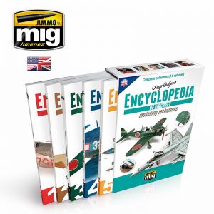 MIG-AMMO 6049 COMPLETE ENCYCLOPEDIA OF AIRCRAFT MODELLING TECHNIQUES (English) (trọn bộ 6 cuốn)