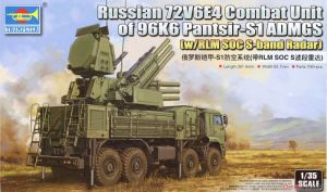 Trumpeter 01061 1/35 Mô Hình Hệ Thống Phòng Không Russian 72V6E4 Combat Unit of 96K6 Pantsir-S1 ADMGS (w/RLM SOC S-band Radar)
