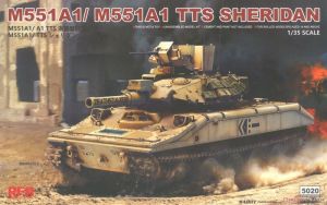 Rye Field Model 5020 1/35 Mô Hình Xe Tăng M551A1/ M551A1 TTS Sheridan