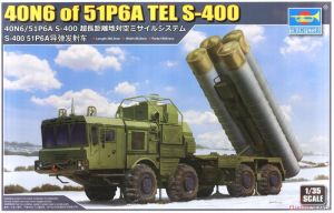 Trumpeter 01057 1/35 Mô Hình Xe Phóng Tên Lửa 40N6 of 51P6A TEL S-400