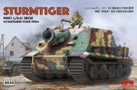 Rye Field Model 5035 1/35 Mô Hình Pháo Tự Hành Sturmtiger RM61 L/5.4/38cm w/Workable Track Links