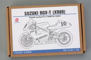 Hobby Design HD02-0399 Gói nâng cấp P.E kim loại dành cho Tamiya 14081 1/12 Suzuki RGV-T(XR89) (PE+Metal parts+Resin)