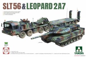 Takom 5011 1/72 Mô Hình Xe Kéo Tăng và Xe Tăng SLT56 & Leopard2A7