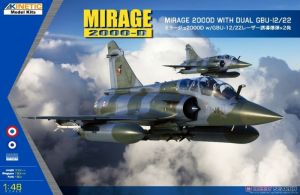 Kinetic 48120 1/48 Mô Hình Máy Bay Mirage 2000D w/GBU-12/22