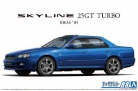 Aoshima 06172 1/24 Mô Hình Xe Nissan ER34 Skyline 25GT Turbo `01