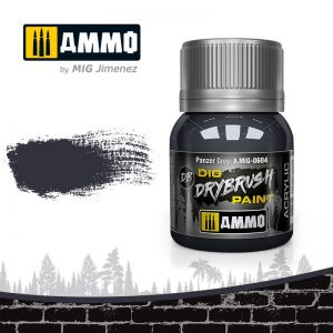 MIG-AMMO 604 DRYBRUSH Panzer Grey