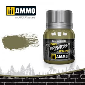 MIG-AMMO 607 DRYBRUSH Green