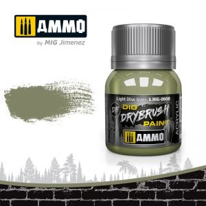 MIG-AMMO 608 DRYBRUSH Light Olive Green