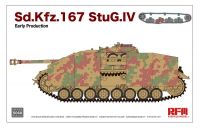 Rye Field Model 5060 1/35 Mô Hình Pháo Tự Hành Sd.Kfz.167 StuG IV Early Production w/Workable Track Links