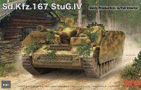 Rye Field Model 5061 1/35 Mô Hình Pháo Tự Hành Sd.Kfz.167 StuG IV Early Production w/Full Interior