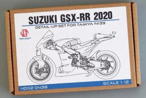 Hobby Design HD02-0438 Bộ nâng cấp kim loại dành cho Tamiya 14139 Suzuki GSX-RR '20
