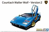 Aoshima 06383 1/24 Mô Hình Xe Oto `76 Wolf Countach Ver.2