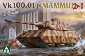 Takom 2156 1/35 Mô Hình Xe Tăng Vk 100.01 (p) Mammut 2 in 1