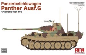 Rye Field Model 5089 1/35 Mô Hình Xe Tăng Panther Ausf.G Panzerbefehlswagen w/Workable Track Links
