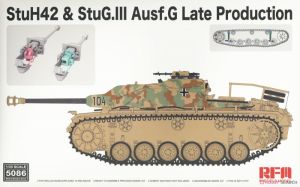 Rye Field Model 5086 1/35 Mô Hình Pháo Tự Hành StuH42 & StuG.III Ausf.G Late Production 2 in 1