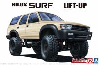 Aoshima 06397 1/24 Mô Hình Xe Oto VZN130G Hilux Surf Lift Up `91 (Toyota)
