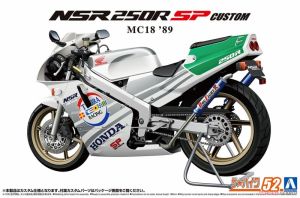 Aoshima 06513 1/12 Mô Hình Xe Moto Honda MC18 NSR250R SP Custom `89