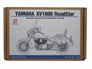 Hobby Design HD02-0400 1/12 Yamaha XV1600 Roadstar Custom For Tamiya 14135（PE+Metal parts）